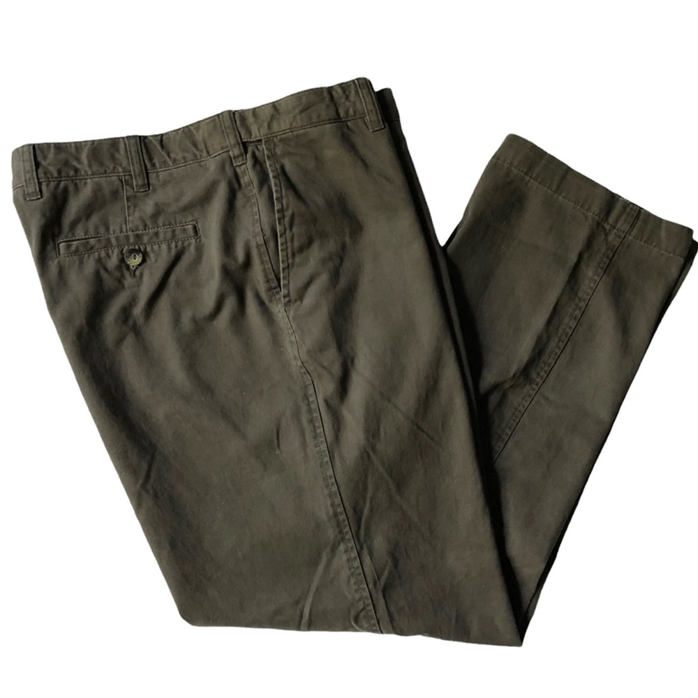 James Pringle Flat Front Chino Pants Brown 38 x 29 EUC